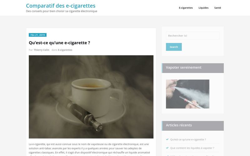 Comparatif des e-cigarettes - Des conseils pour bien choisir sa cigarette électronique