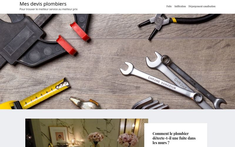 Mes devis plombiers - Pour trouver le meilleur service au meilleur prix